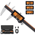 HARDELL Digital Caliper, Rechargeable Caliper Measuring Tool with Large Orange Screen (Non-Backlit)