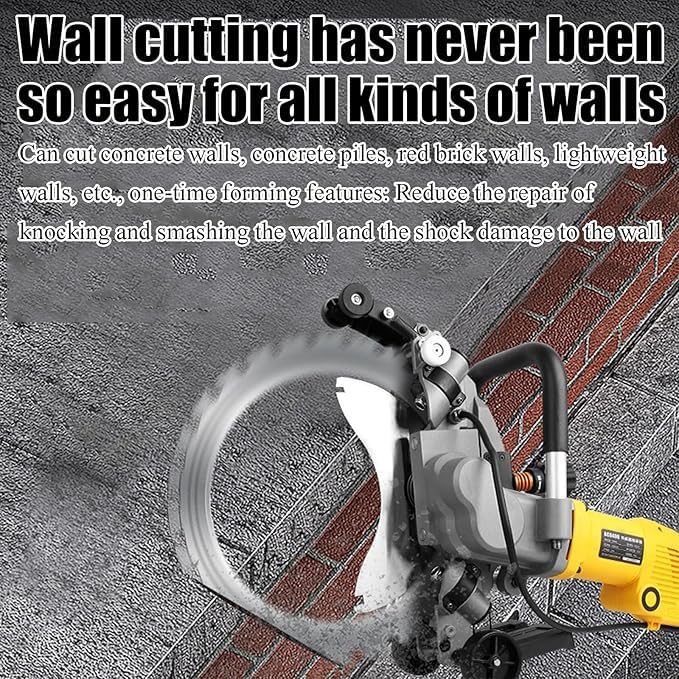 5000W Electric Wall Chaser Concrete Cutter Saw for Brick and Granite