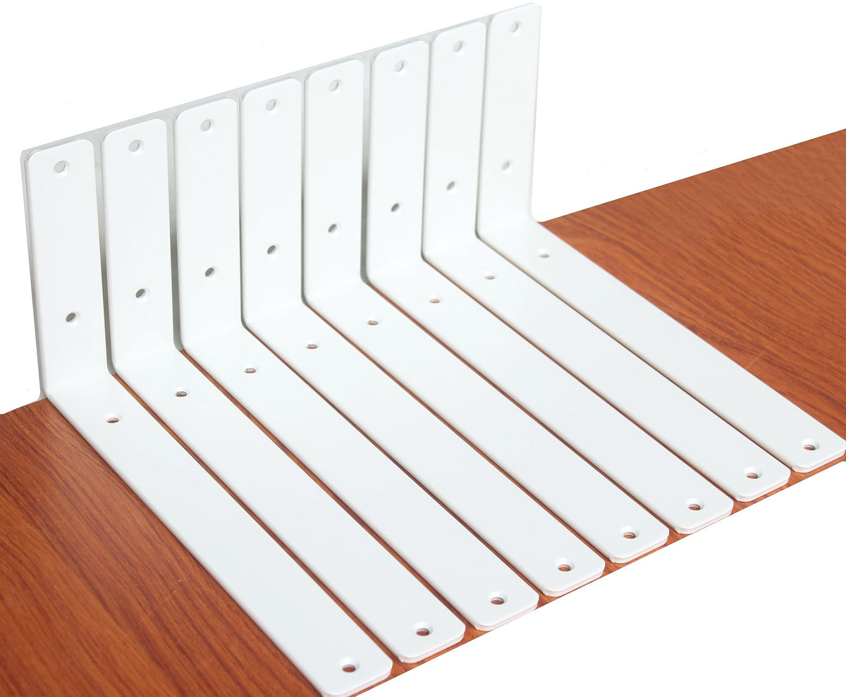 L Shape Metal Shelf Brackets with Screws for Floating Shelves