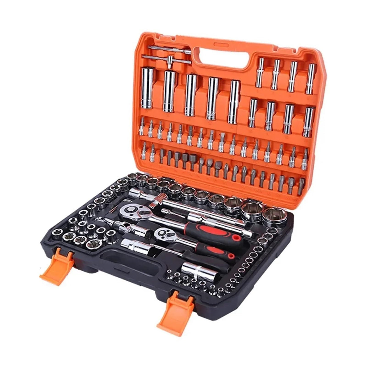 108 Piece Socket Combination Set Manual Tool Kit