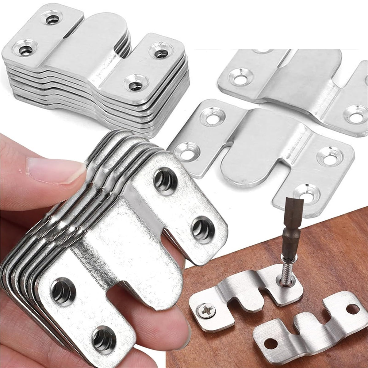 Stainless Steel Flush Mount Interlocking Bracket