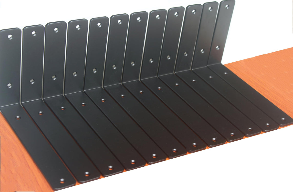 L Shape Metal Shelf Brackets with Screws for Floating Shelves