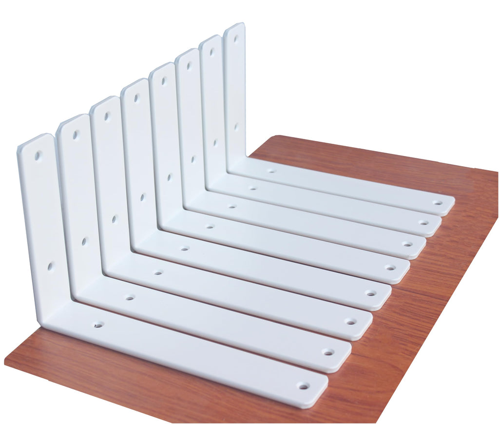 L Shape Metal Shelf Brackets with Screws for Floating Shelves