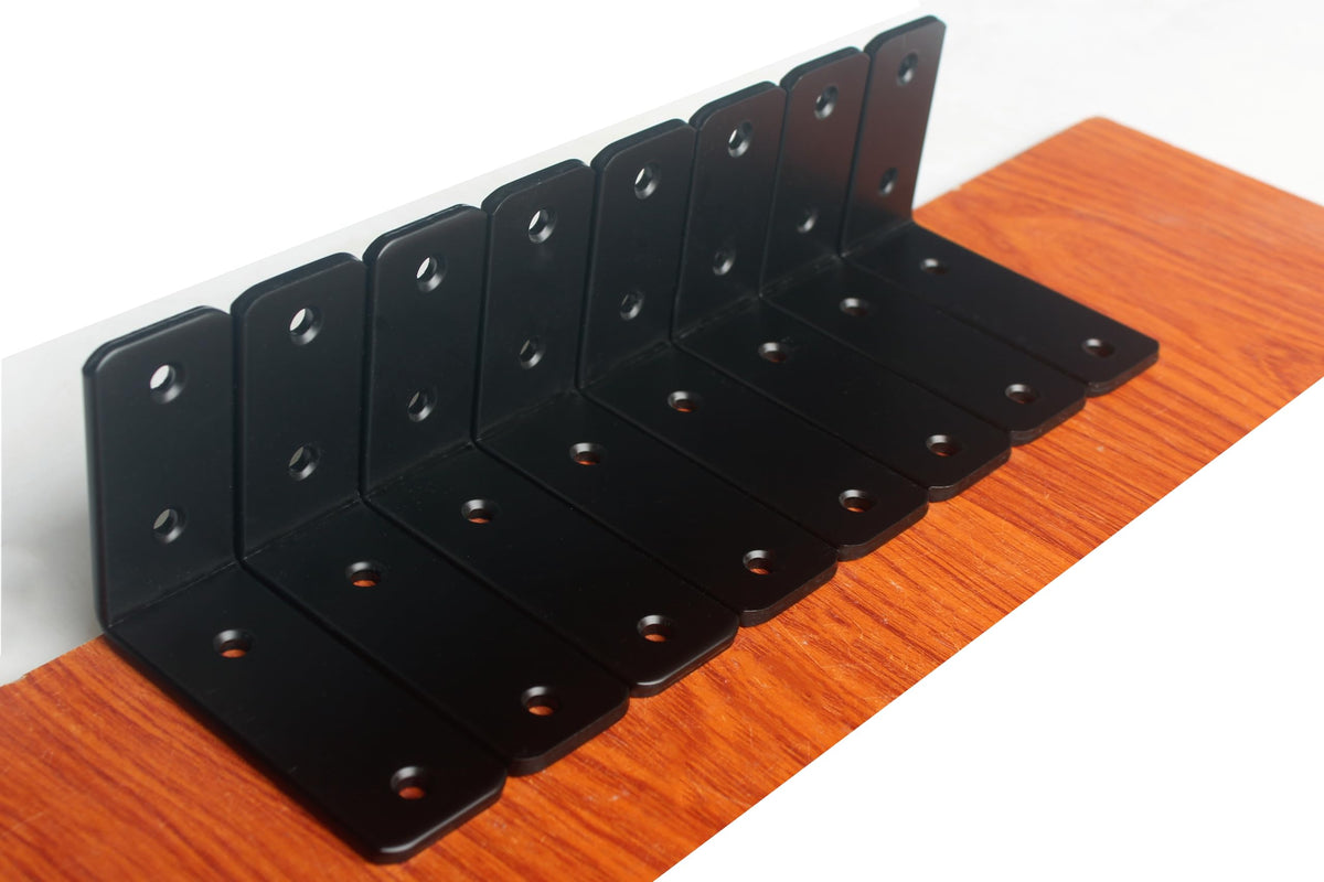 L Shape Metal Shelf Brackets with Screws for Floating Shelves