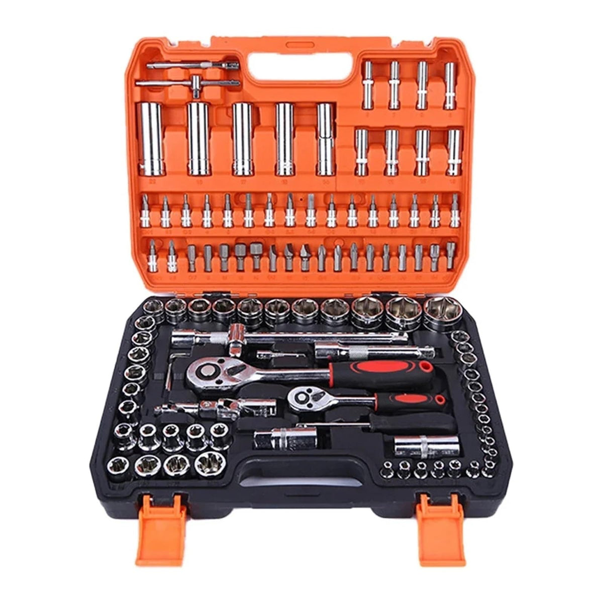 108 Piece Socket Combination Set Manual Tool Kit
