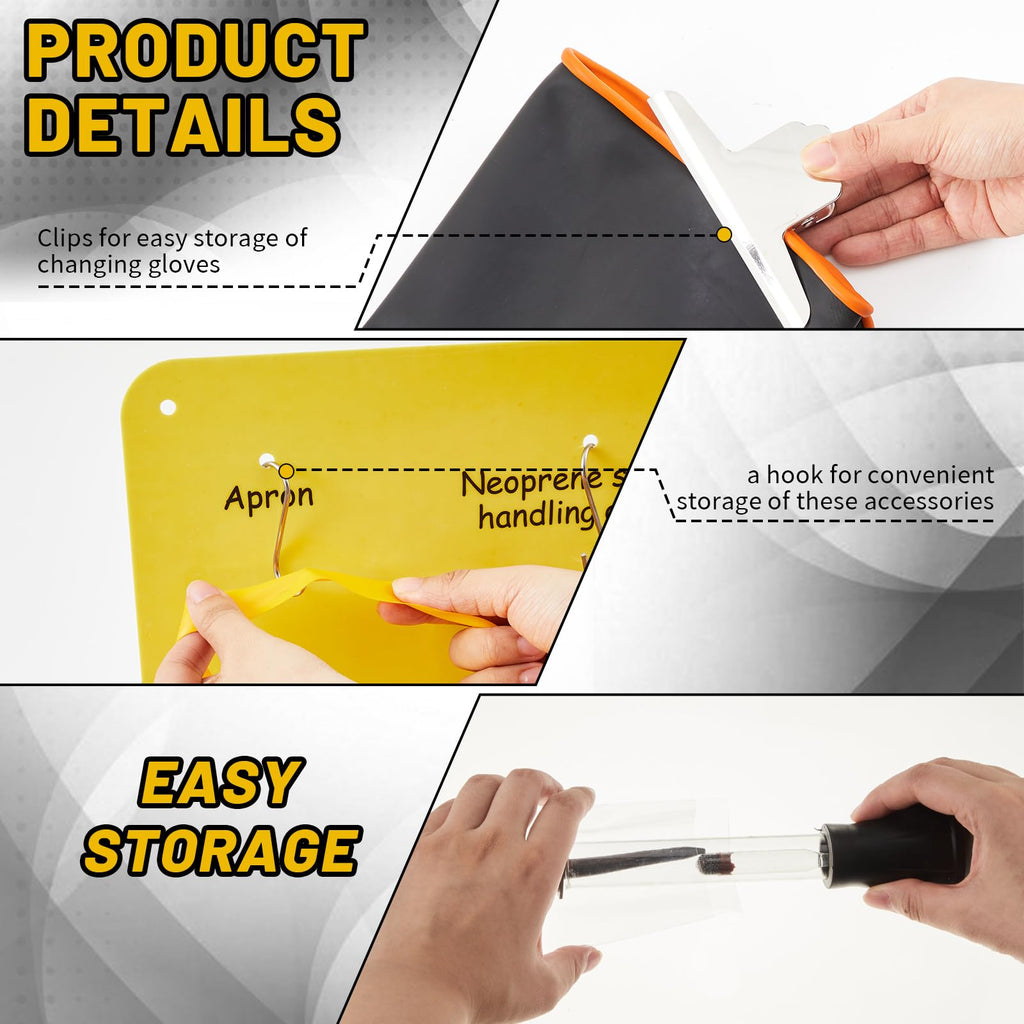 7 Pcs Complete Forklift Battery Protective Handling PPE Kit