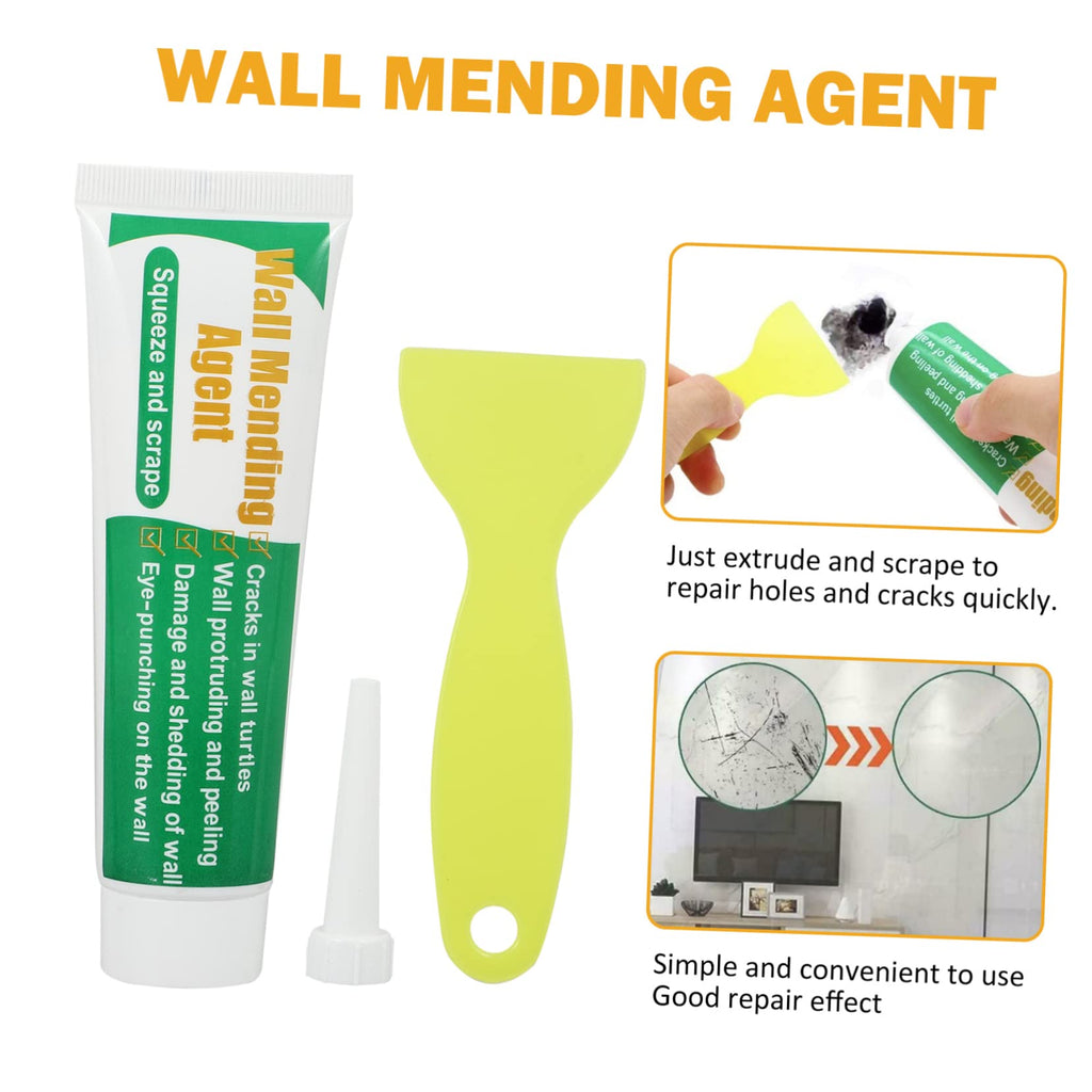 Wall Repair Paste Kit with Scraper, Fast Solution for Drill Holes
