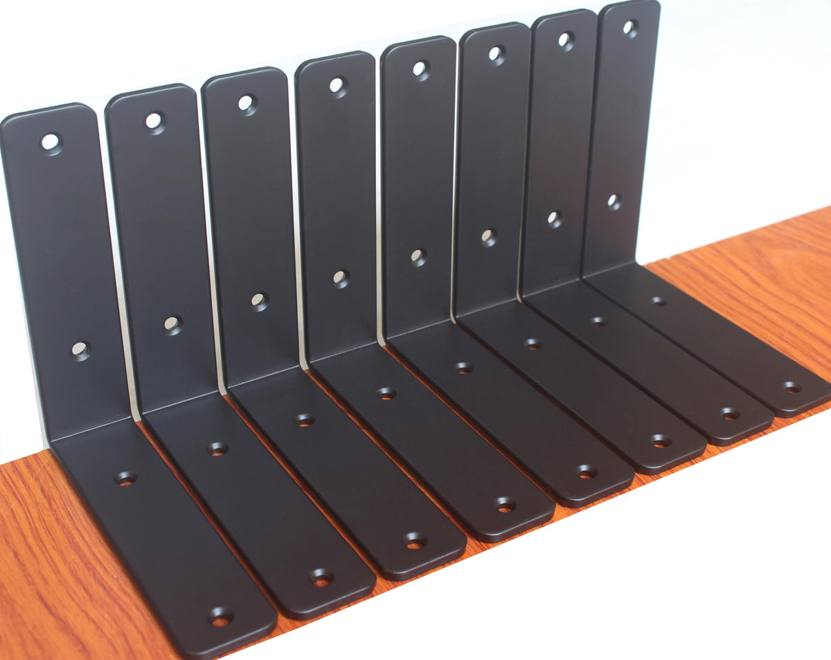 L Shape Metal Shelf Brackets with Screws for Floating Shelves