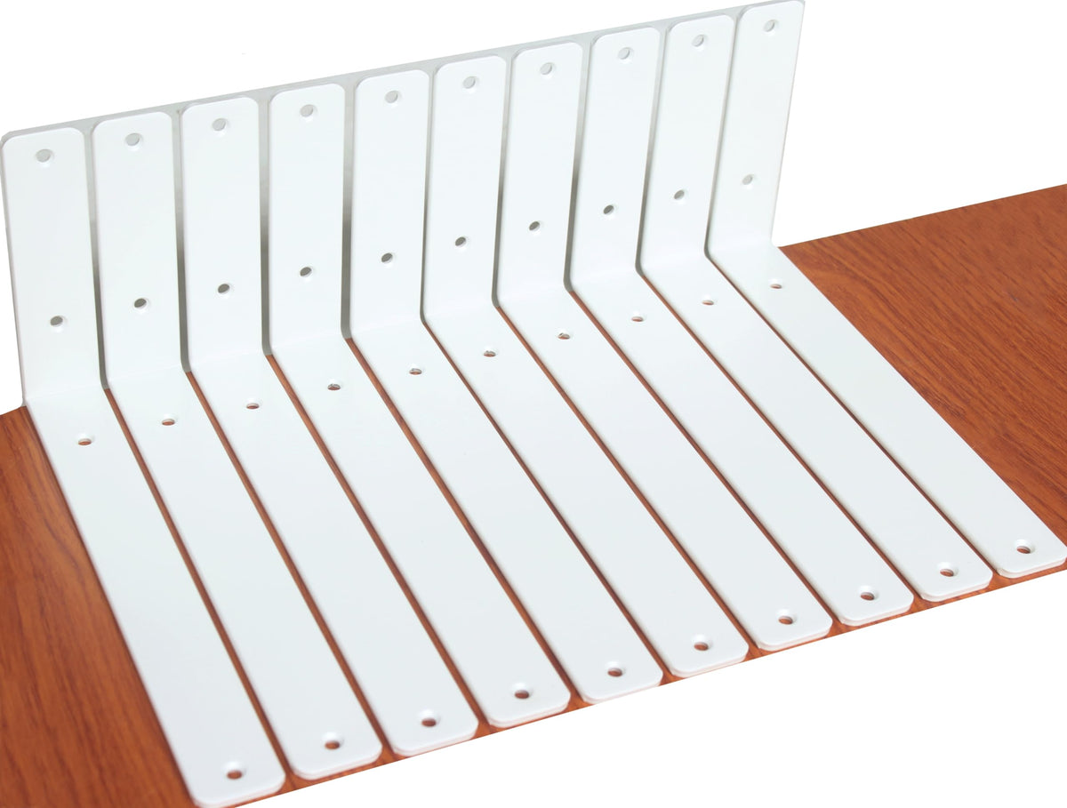 L Shape Metal Shelf Brackets with Screws for Floating Shelves