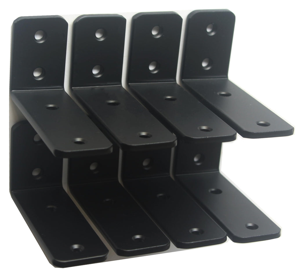 L Shape Metal Shelf Brackets with Screws for Floating Shelves