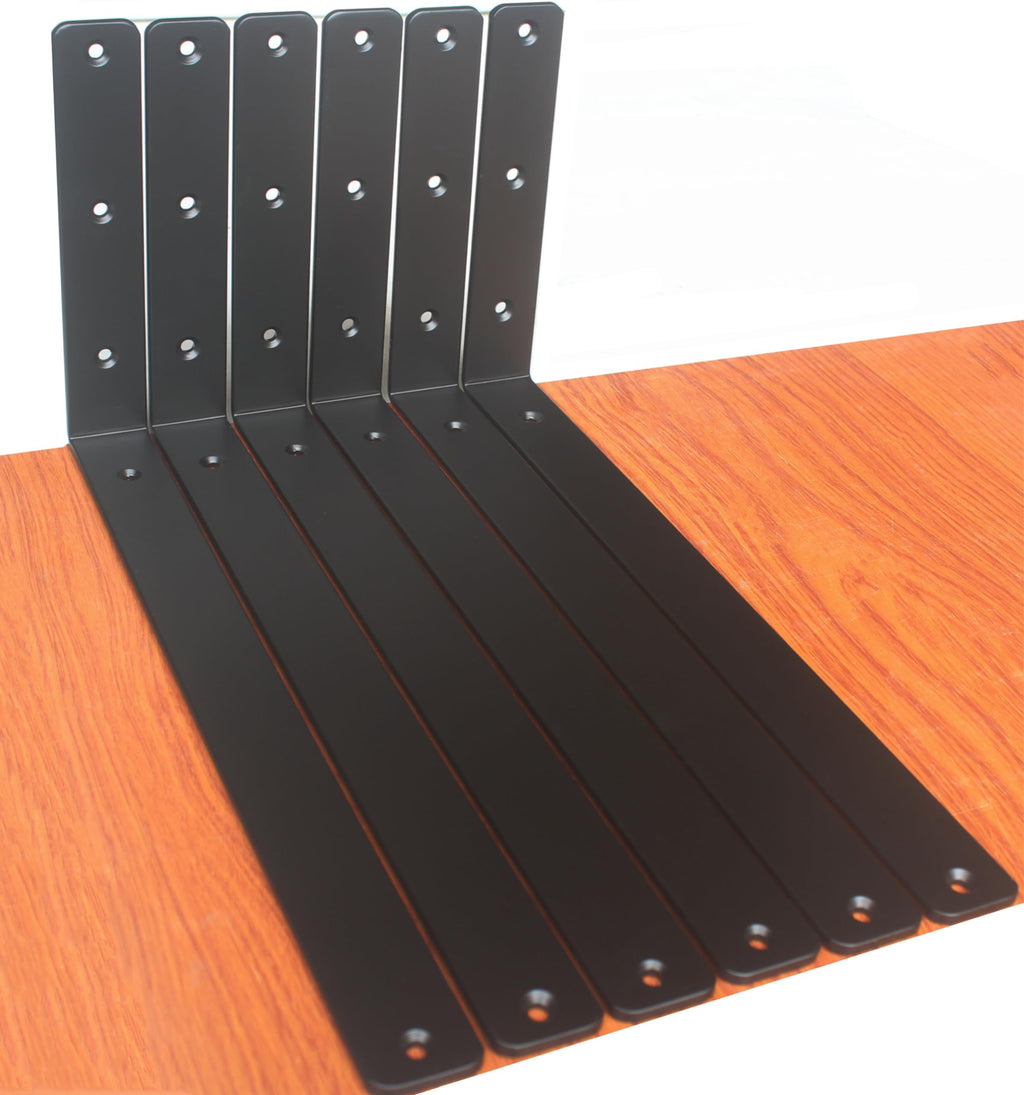 L Shape Metal Shelf Brackets with Screws for Floating Shelves