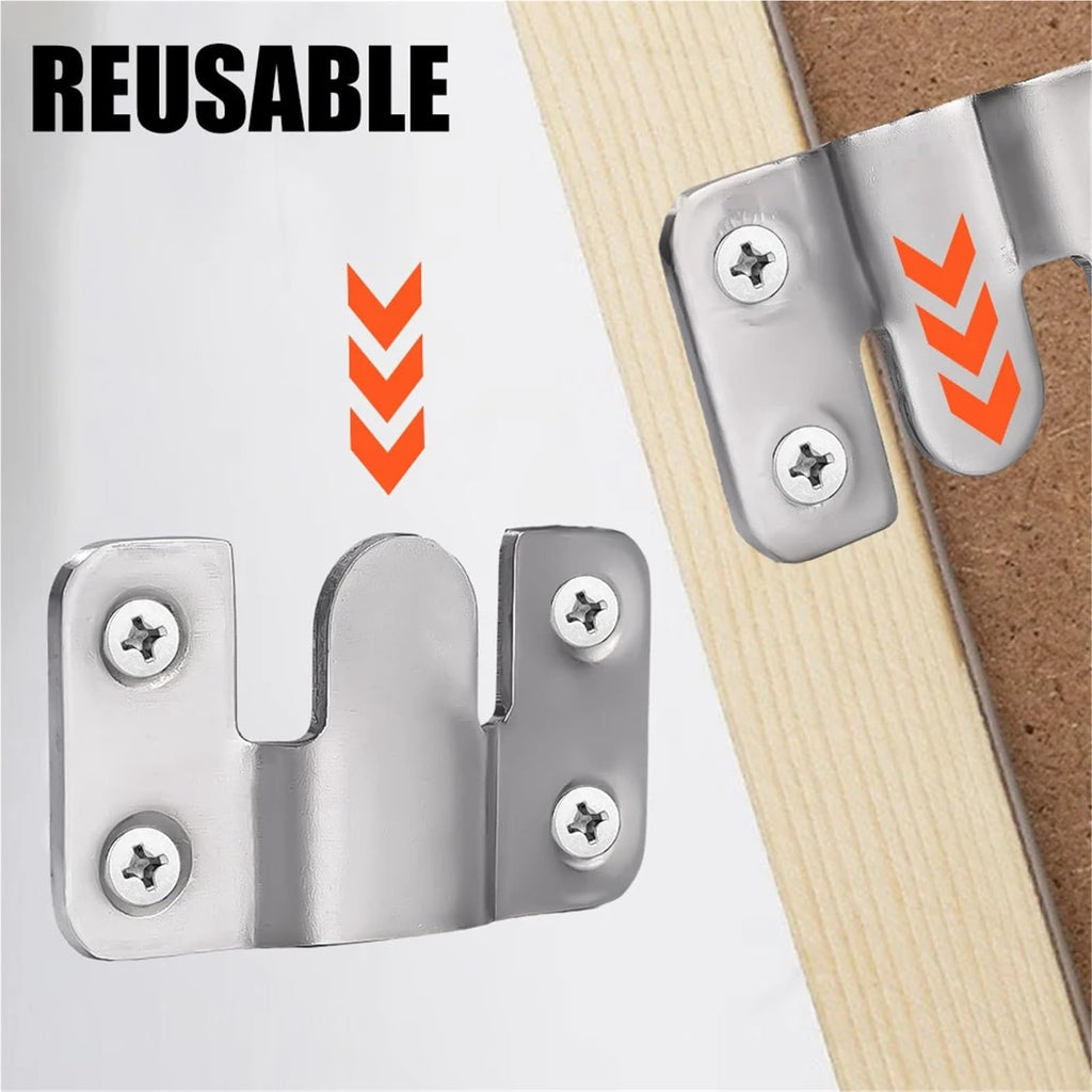 Stainless Steel Flush Mount Interlocking Bracket