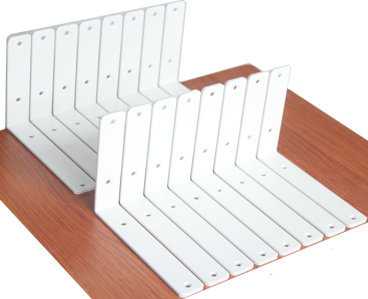 L Shape Metal Shelf Brackets with Screws for Floating Shelves