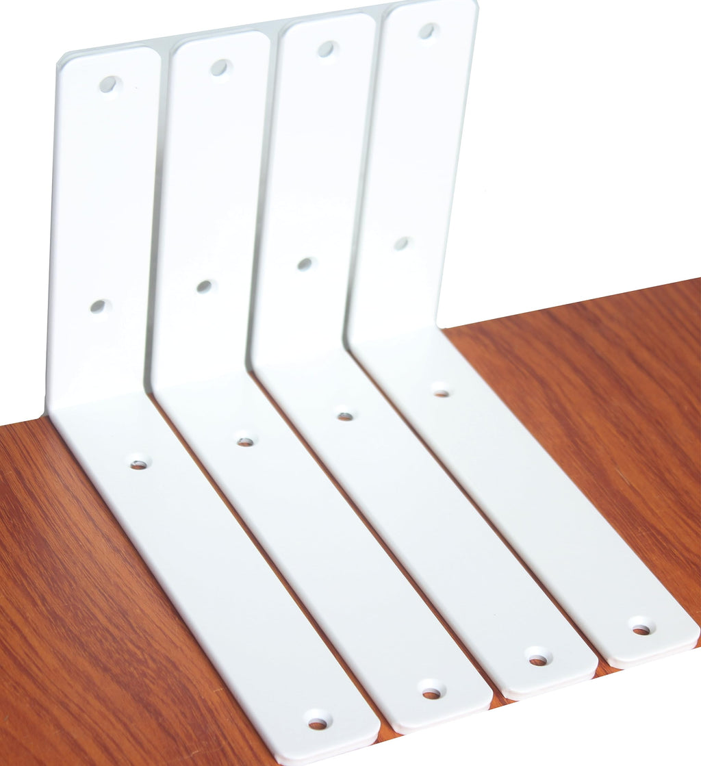 L Shape Metal Shelf Brackets with Screws for Floating Shelves