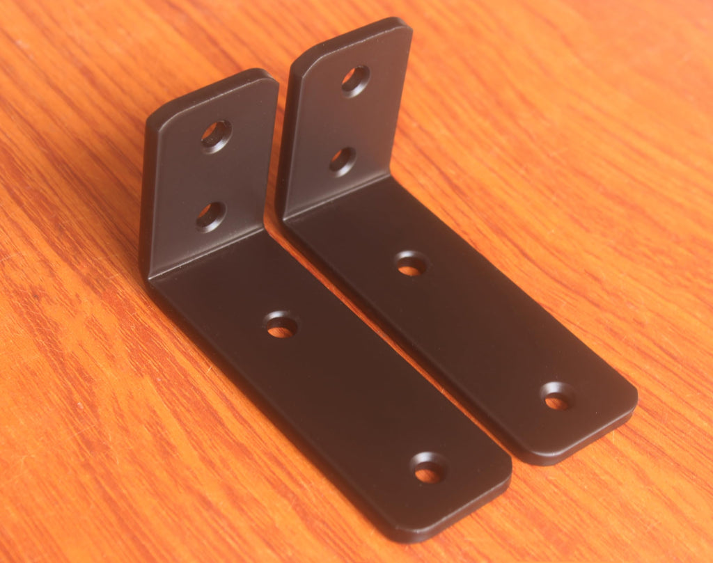 L Shape Metal Shelf Brackets with Screws for Floating Shelves