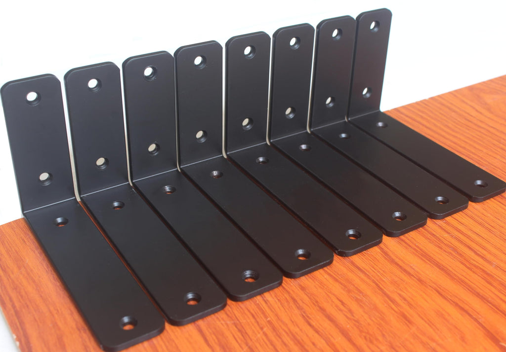 L Shape Metal Shelf Brackets with Screws for Floating Shelves