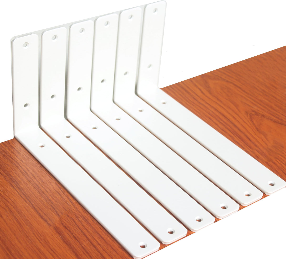 L Shape Metal Shelf Brackets with Screws for Floating Shelves