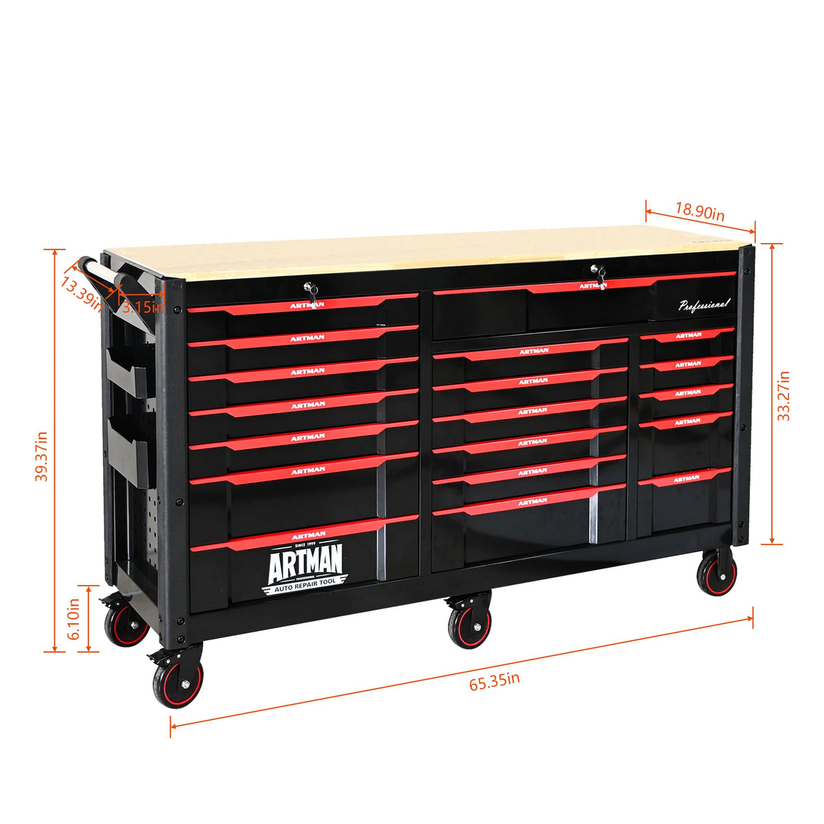 Wall-Mounted Tool Cabinet with Pegboard Rack & Storage