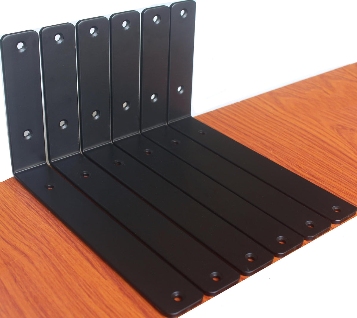 L Shape Metal Shelf Brackets with Screws for Floating Shelves