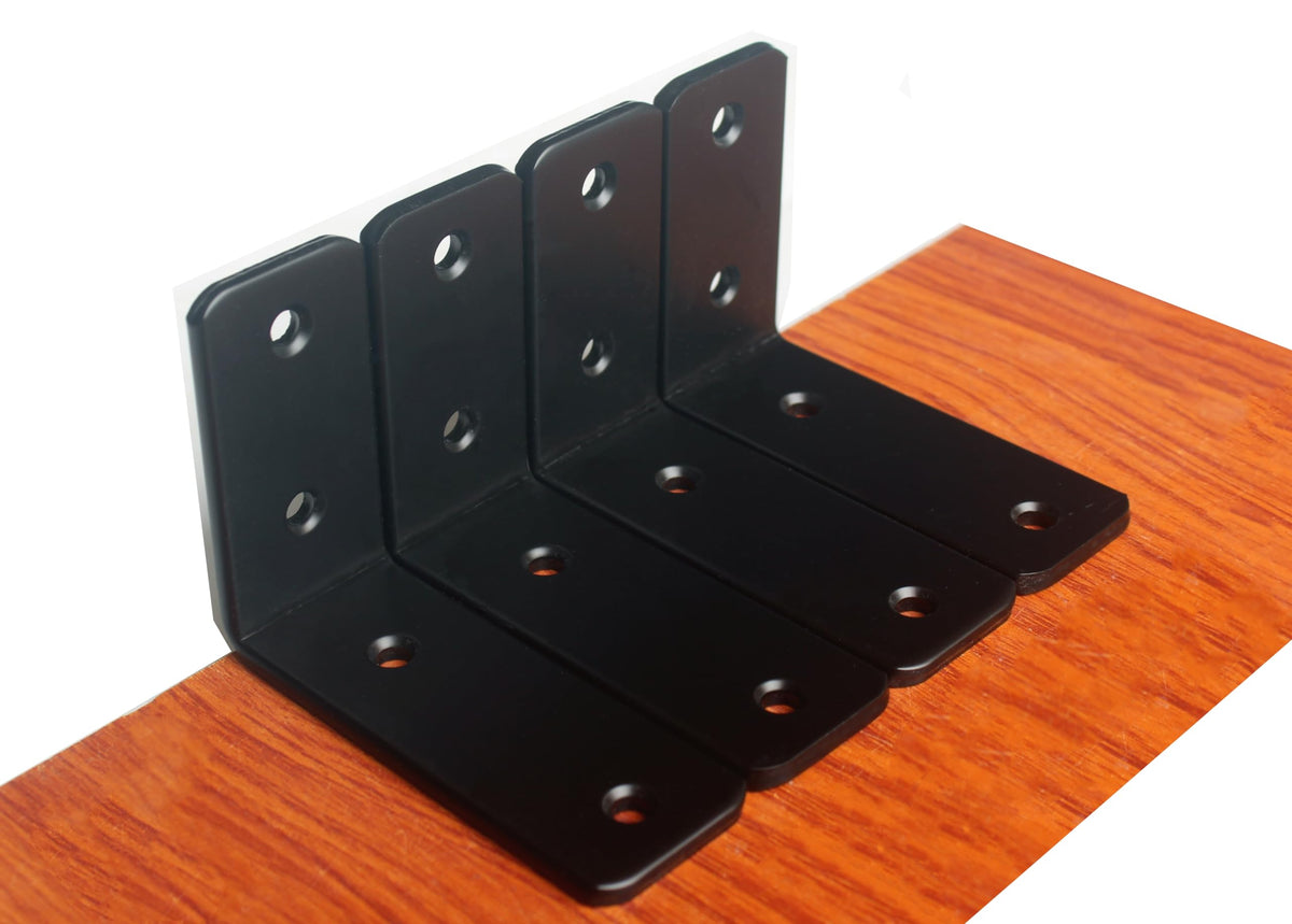 L Shape Metal Shelf Brackets with Screws for Floating Shelves
