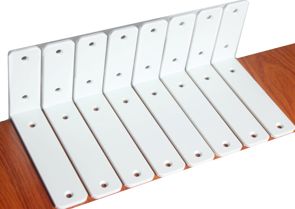 L Shape Metal Shelf Brackets with Screws for Floating Shelves