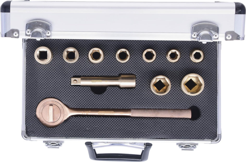 KS TOOLS BRONZEplus Socket Set 1/2" 11 pcs