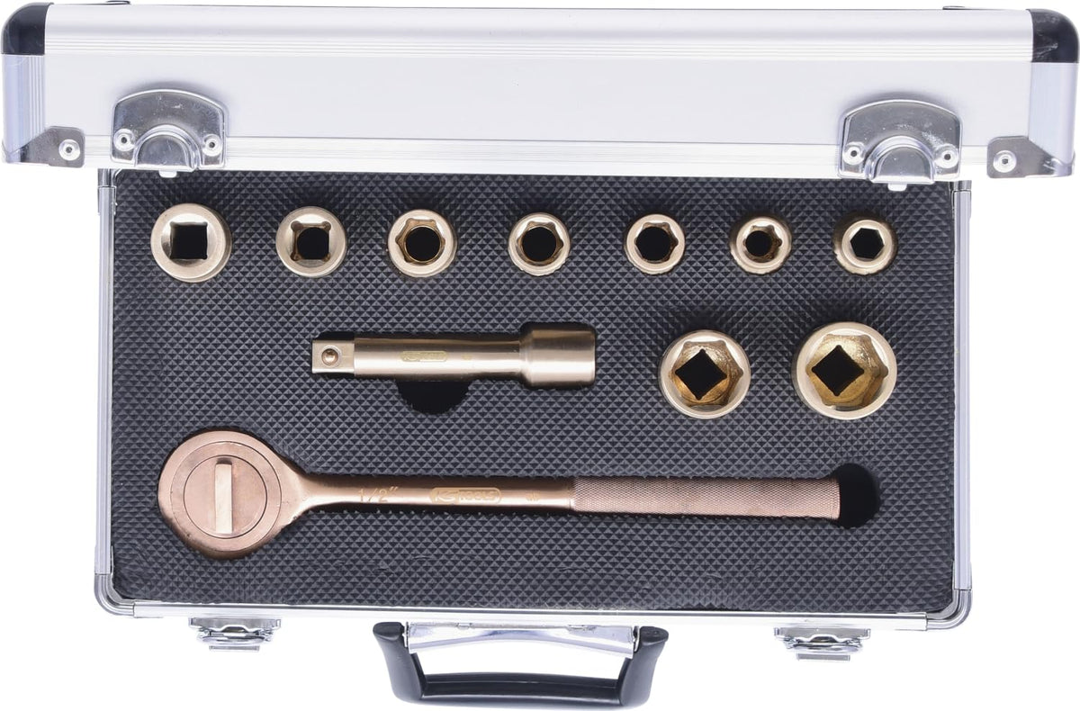 KS TOOLS BRONZEplus Socket Set 1/2" 11 pcs