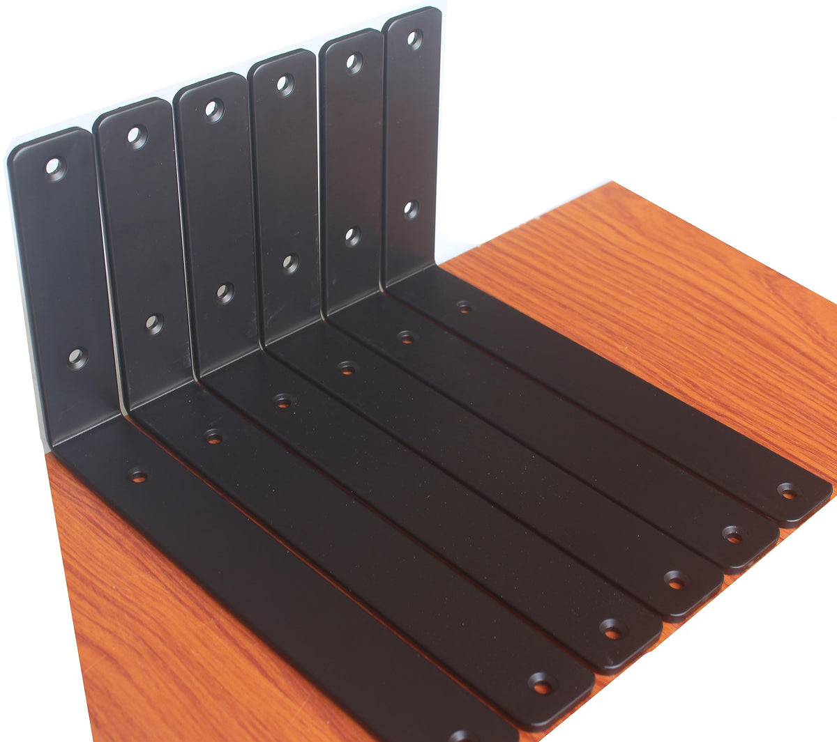 L Shape Metal Shelf Brackets with Screws for Floating Shelves