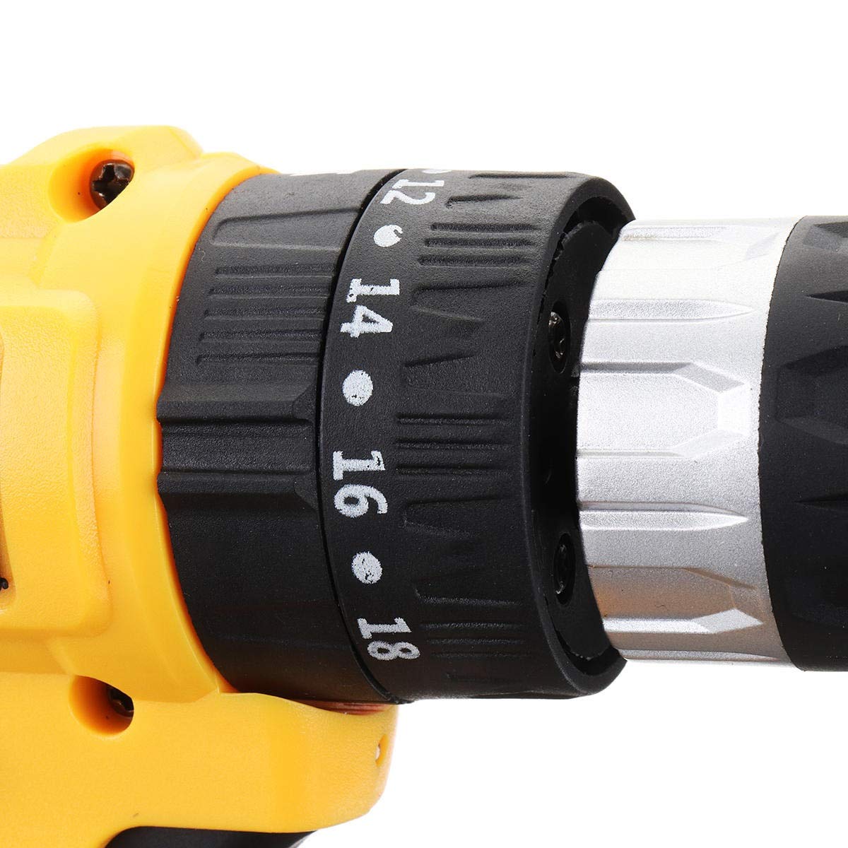 21V Cordless Drill Driver Kit 18+3 Torque with 2x Li-ion Batteries EU Plug