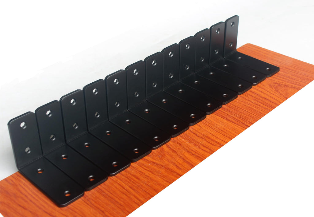 L Shape Metal Shelf Brackets with Screws for Floating Shelves