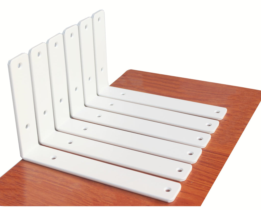 L Shape Metal Shelf Brackets with Screws for Floating Shelves