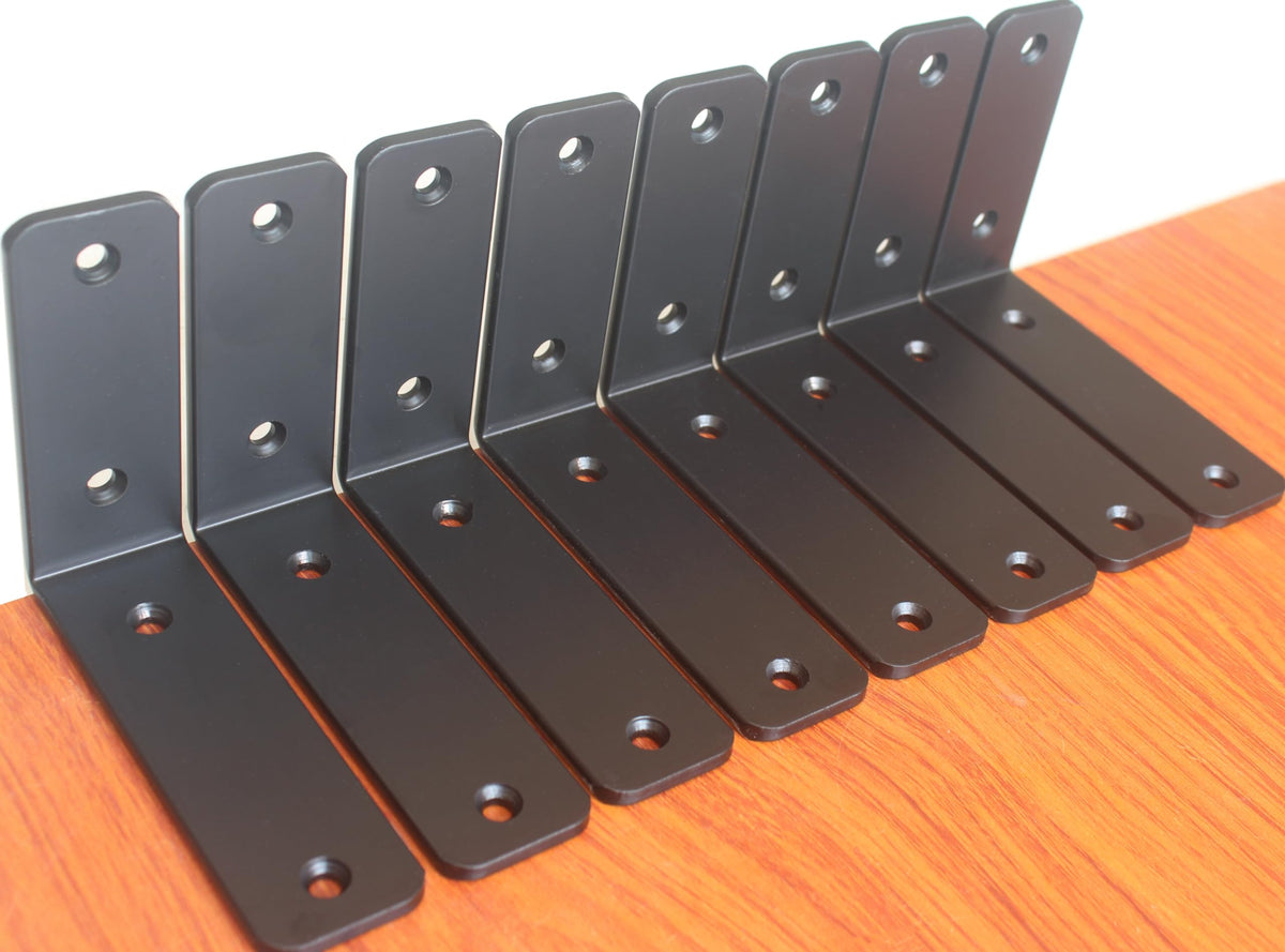 L Shape Metal Shelf Brackets with Screws for Floating Shelves