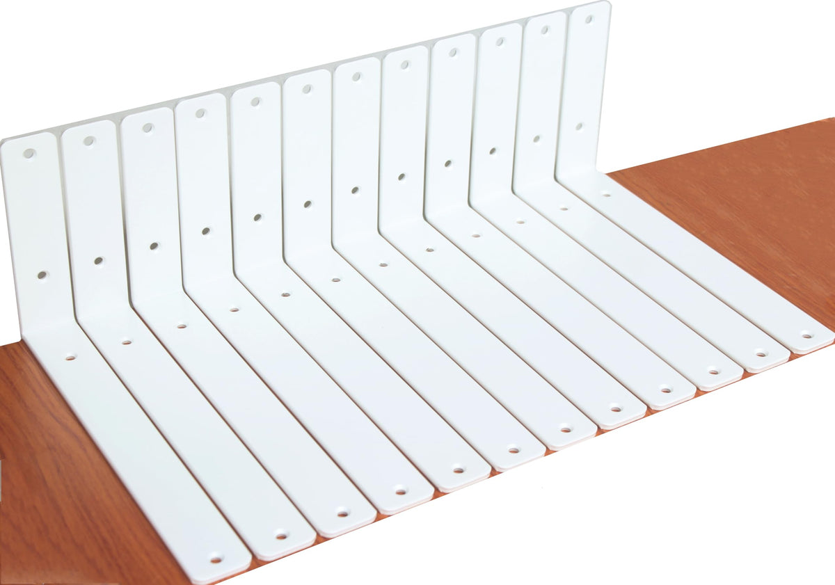 L Shape Metal Shelf Brackets with Screws for Floating Shelves