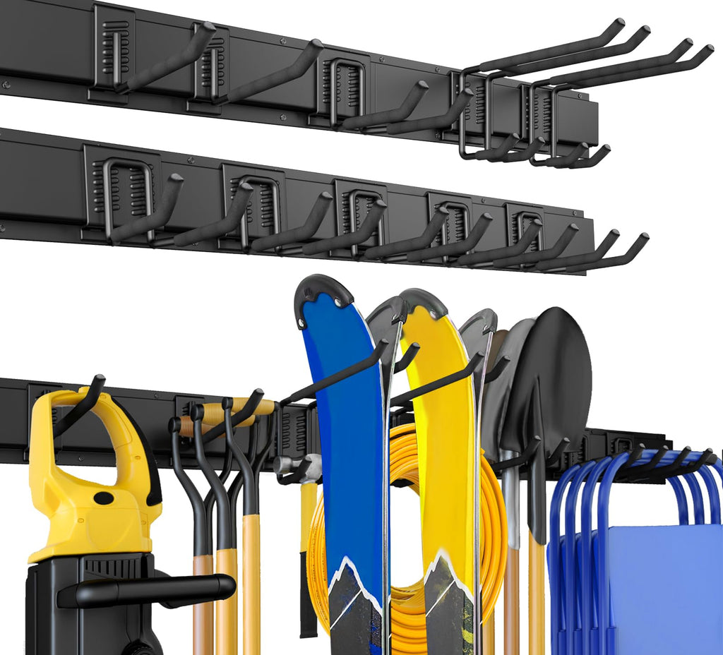 UUP Garage Storage Metal Hooks Bundle with 2 Pack Tool Pouches