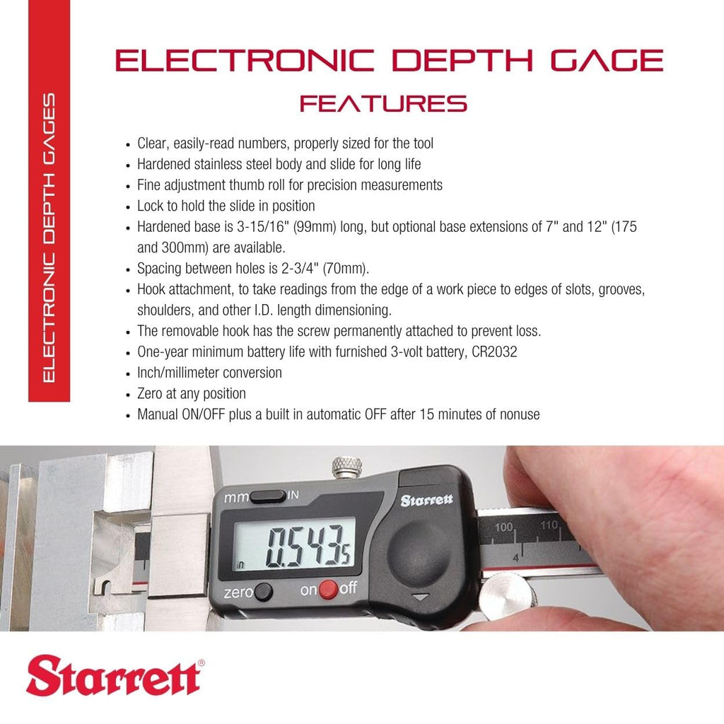 547-321A Digital Thickness Gauge 0-10mm 0.01mm Precision Measuring Tool