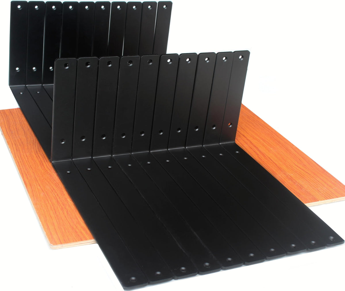 L Shape Metal Shelf Brackets with Screws for Floating Shelves