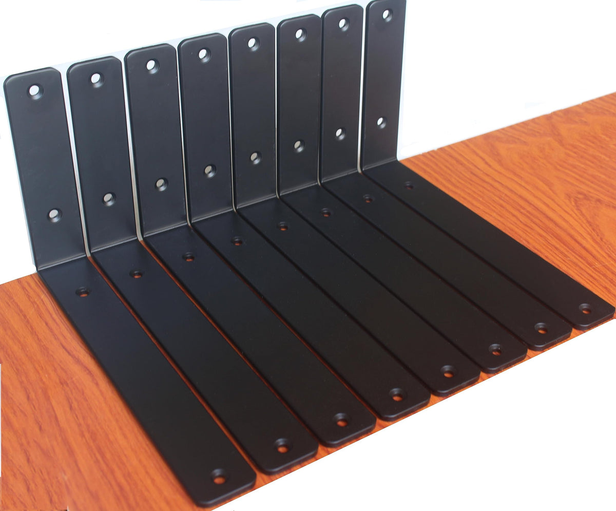 L Shape Metal Shelf Brackets with Screws for Floating Shelves