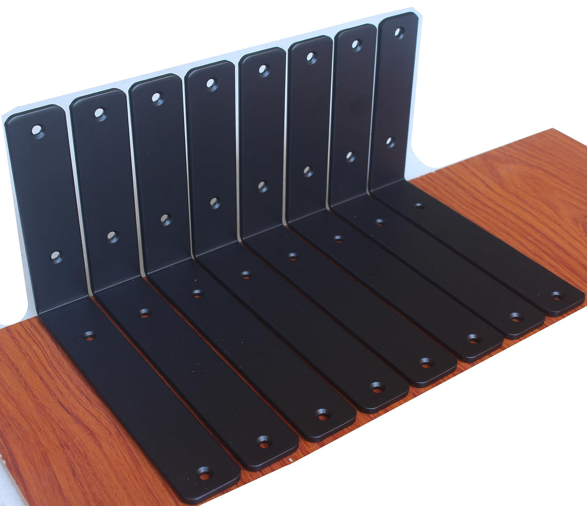 L Shape Metal Shelf Brackets with Screws for Floating Shelves