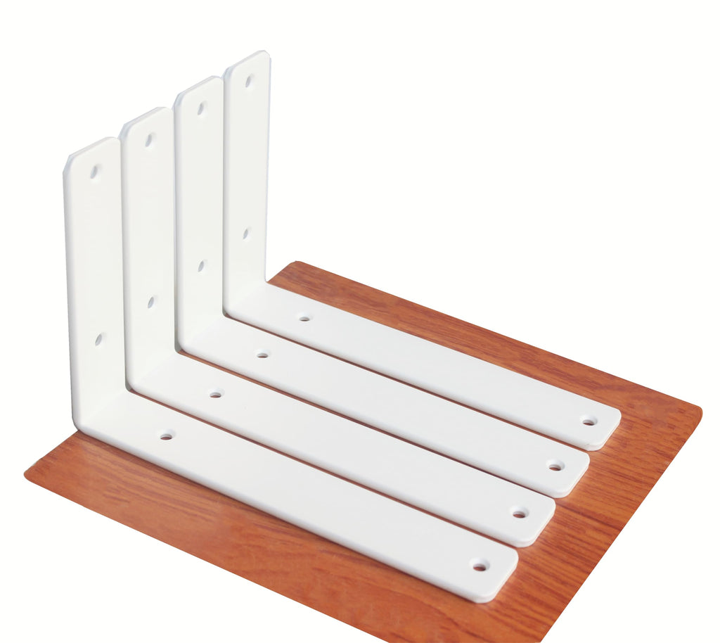 L Shape Metal Shelf Brackets with Screws for Floating Shelves