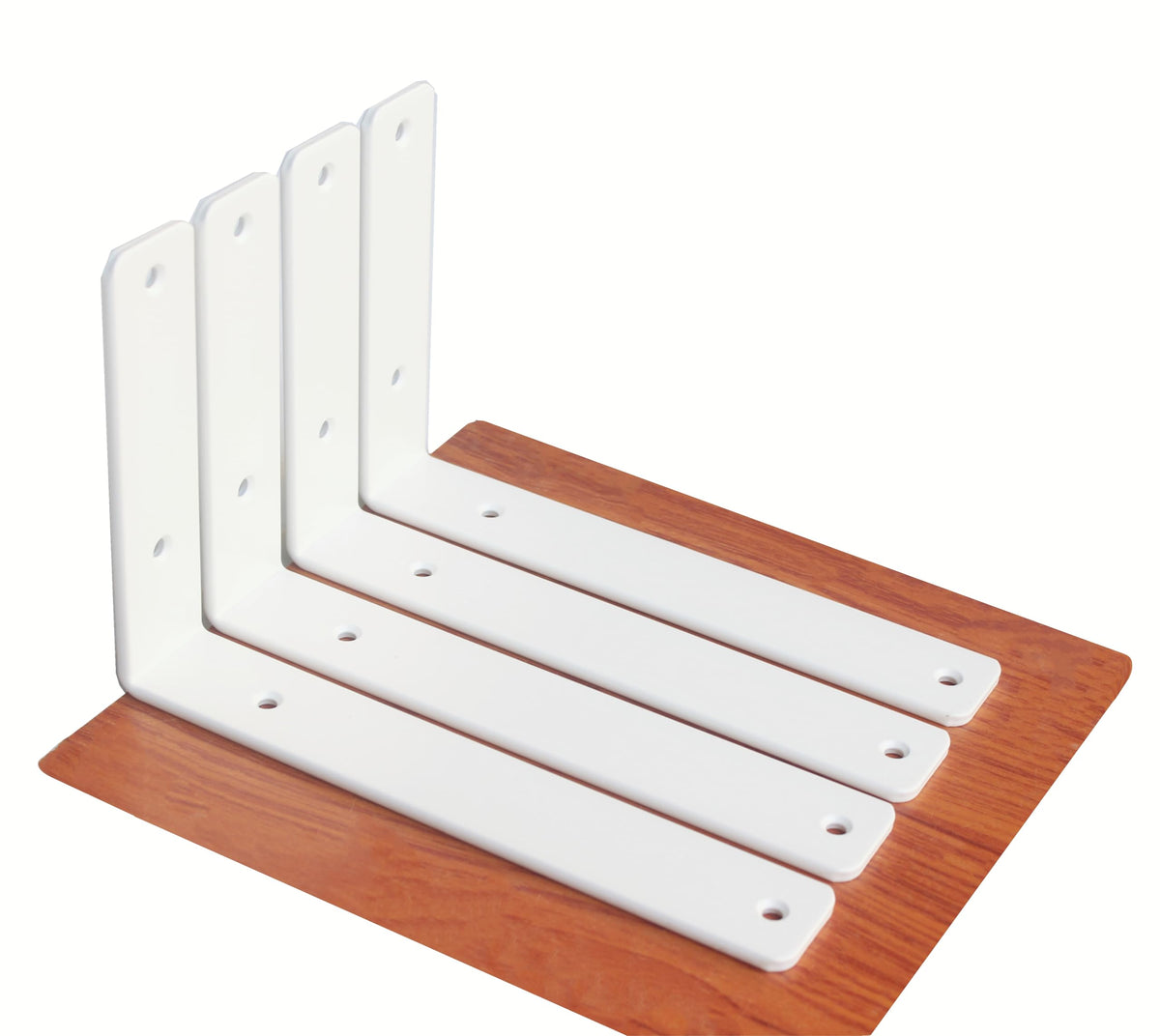 L Shape Metal Shelf Brackets with Screws for Floating Shelves