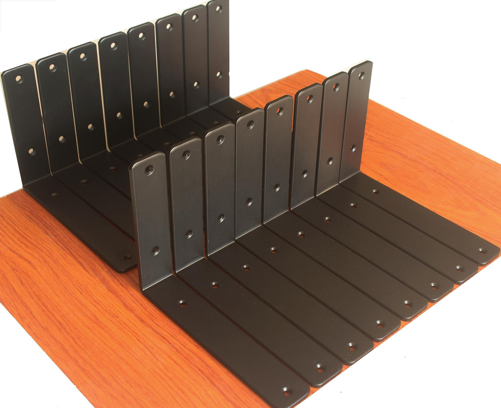 L Shape Metal Shelf Brackets with Screws for Floating Shelves