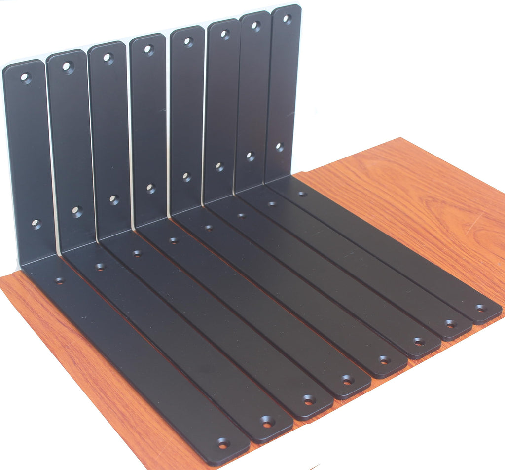L Shape Metal Shelf Brackets with Screws for Floating Shelves