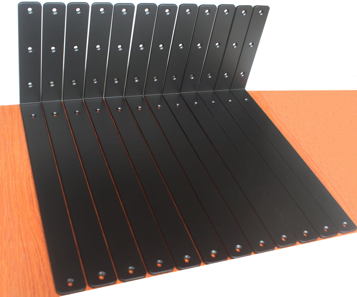 L Shape Metal Shelf Brackets with Screws for Floating Shelves