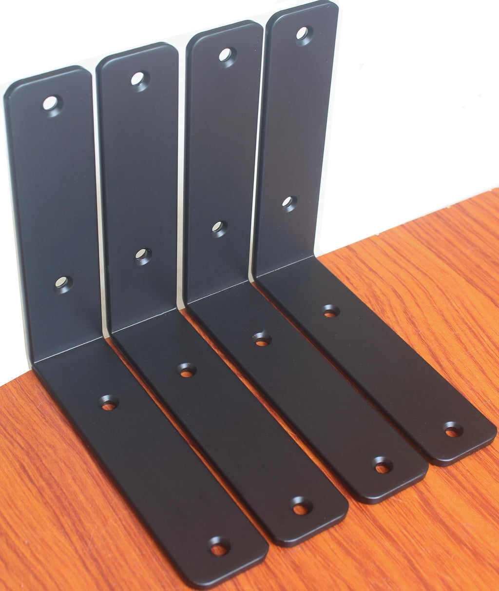 L Shape Metal Shelf Brackets with Screws for Floating Shelves