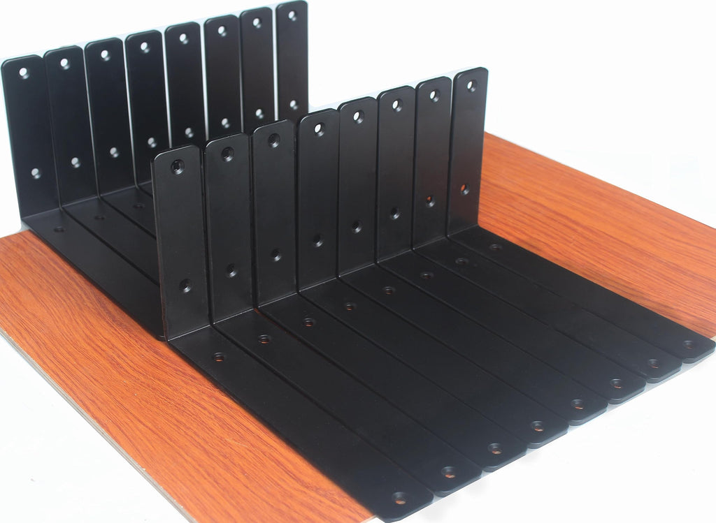 L Shape Metal Shelf Brackets with Screws for Floating Shelves