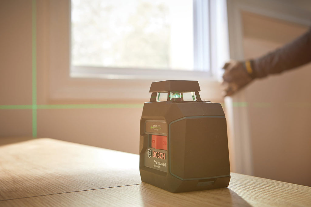 Green Beam Self-Leveling 360° Cross Line Laser Level