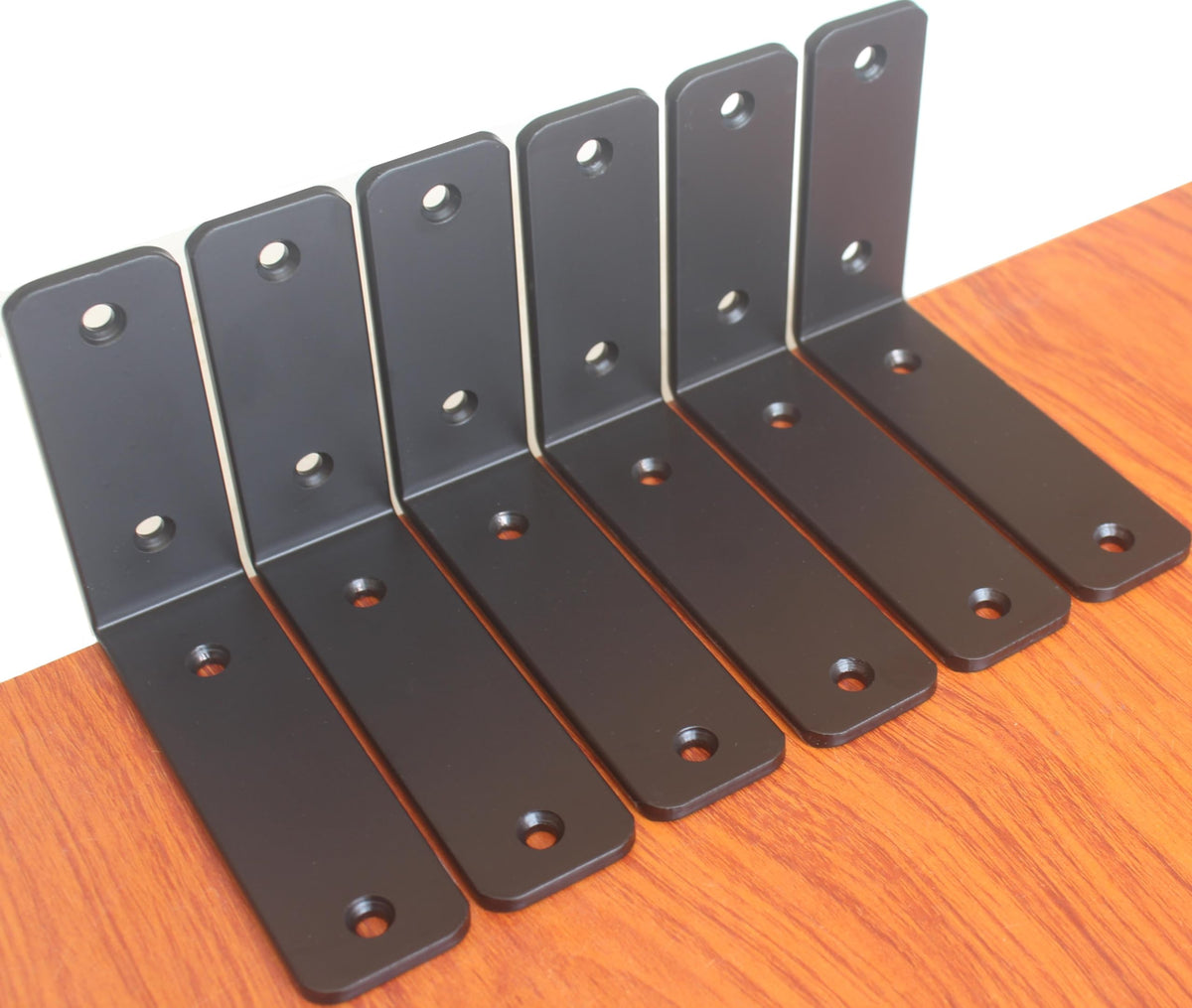 L Shape Metal Shelf Brackets with Screws for Floating Shelves
