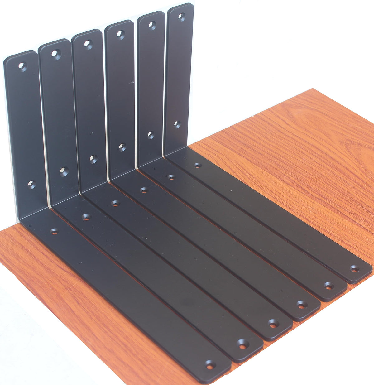 L Shape Metal Shelf Brackets with Screws for Floating Shelves