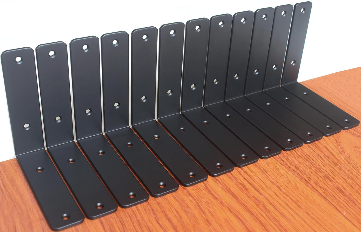 L Shape Metal Shelf Brackets with Screws for Floating Shelves