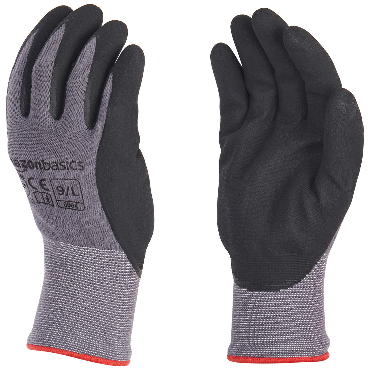 Micro-Foam Nitrile Coated Work Gloves with Touchscreen Support 12 Pairs